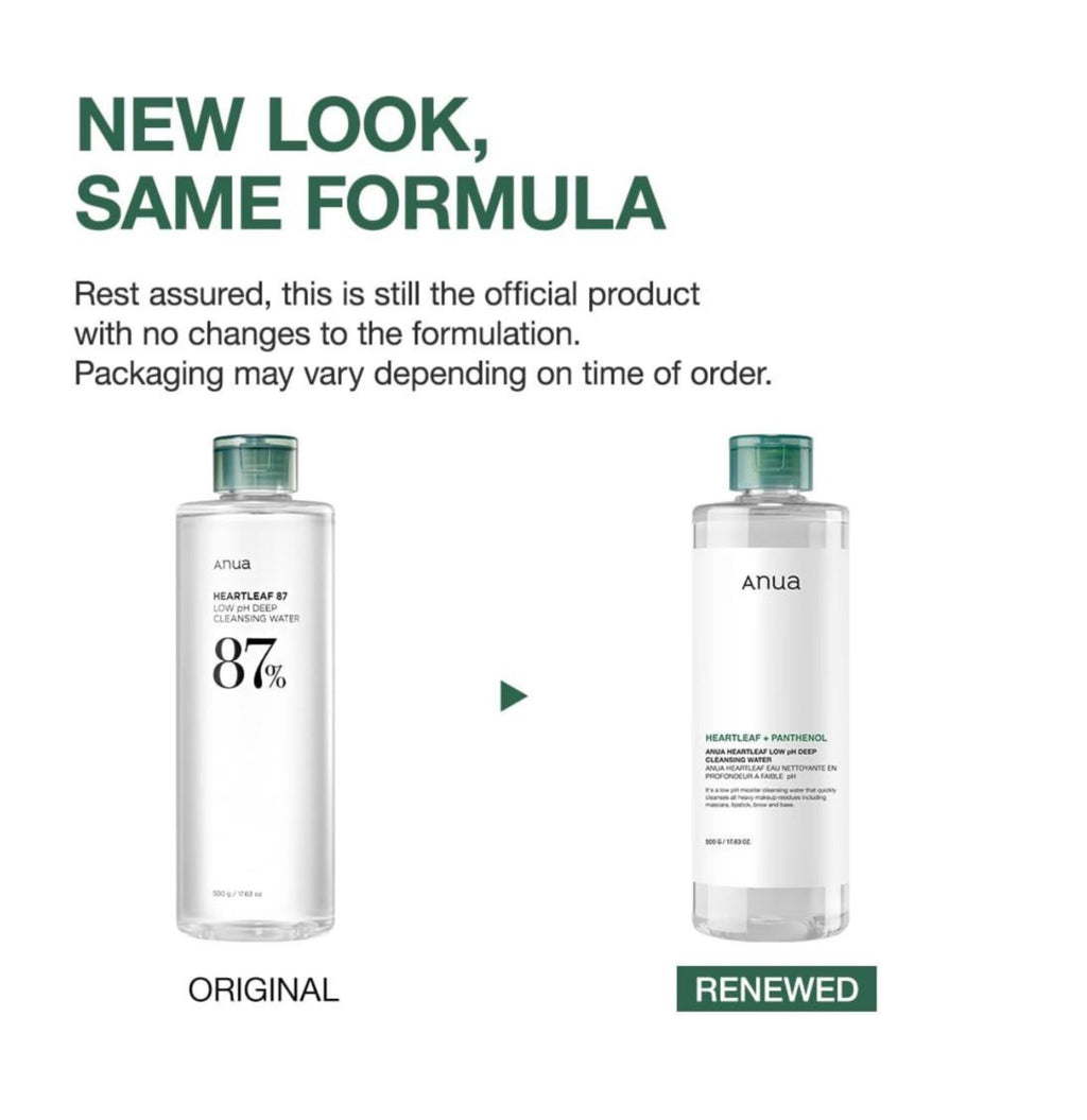 Anua Heartleaf Low pH Cleansing Water